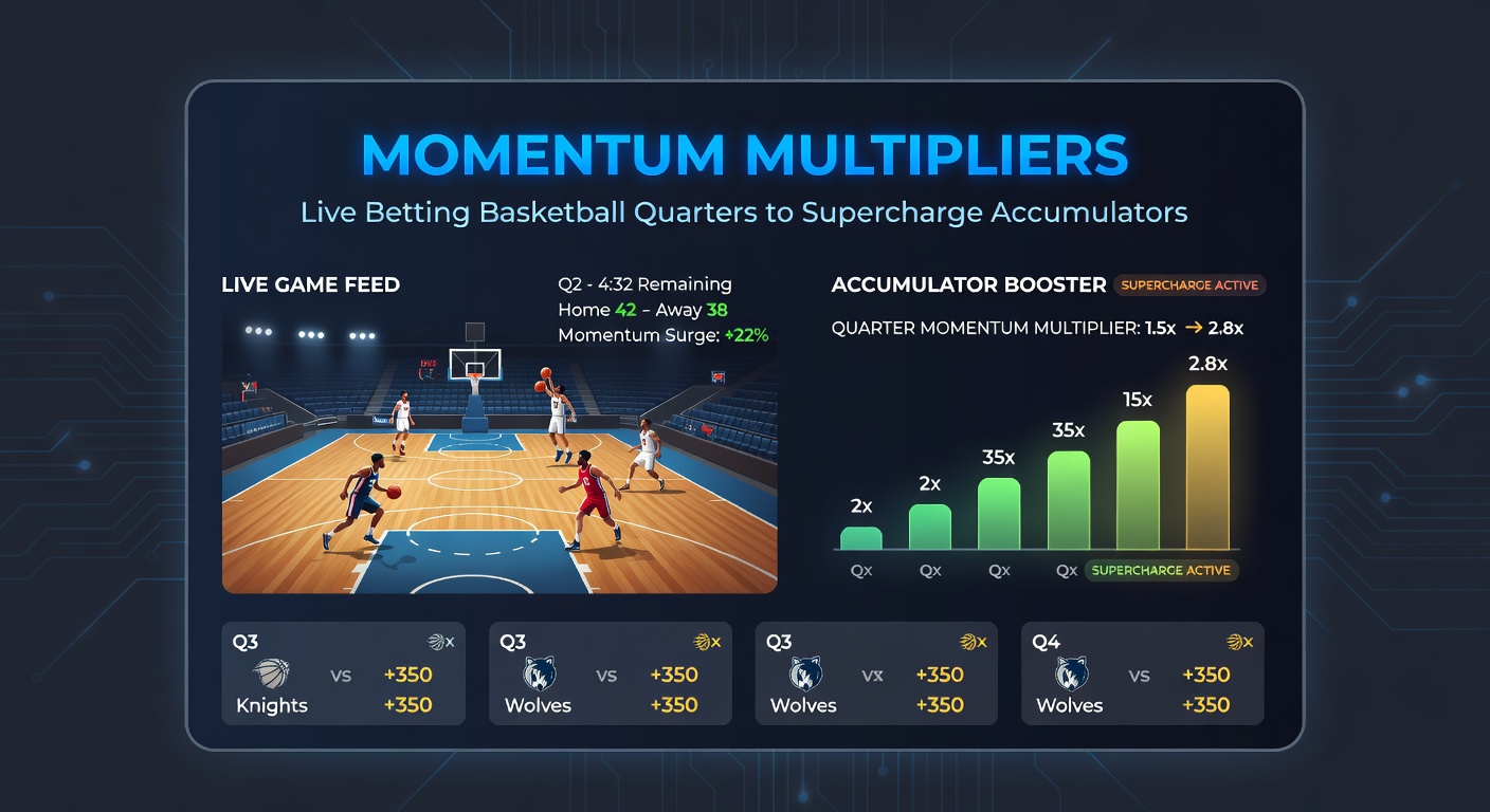 Close-up of live betting interface displaying fluctuating NBA quarter odds during a high-stakes momentum swing