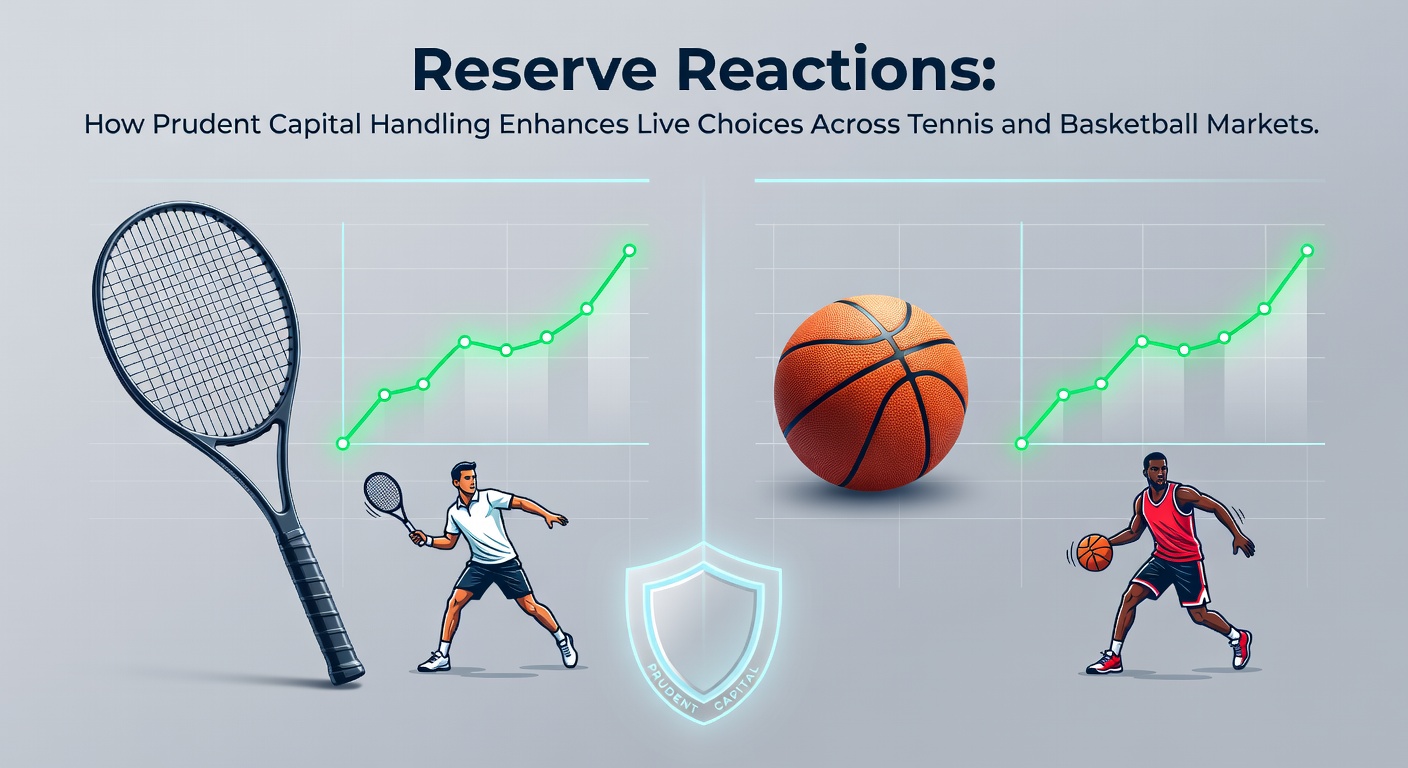 Tennis and basketball live betting scenes with capital management visuals